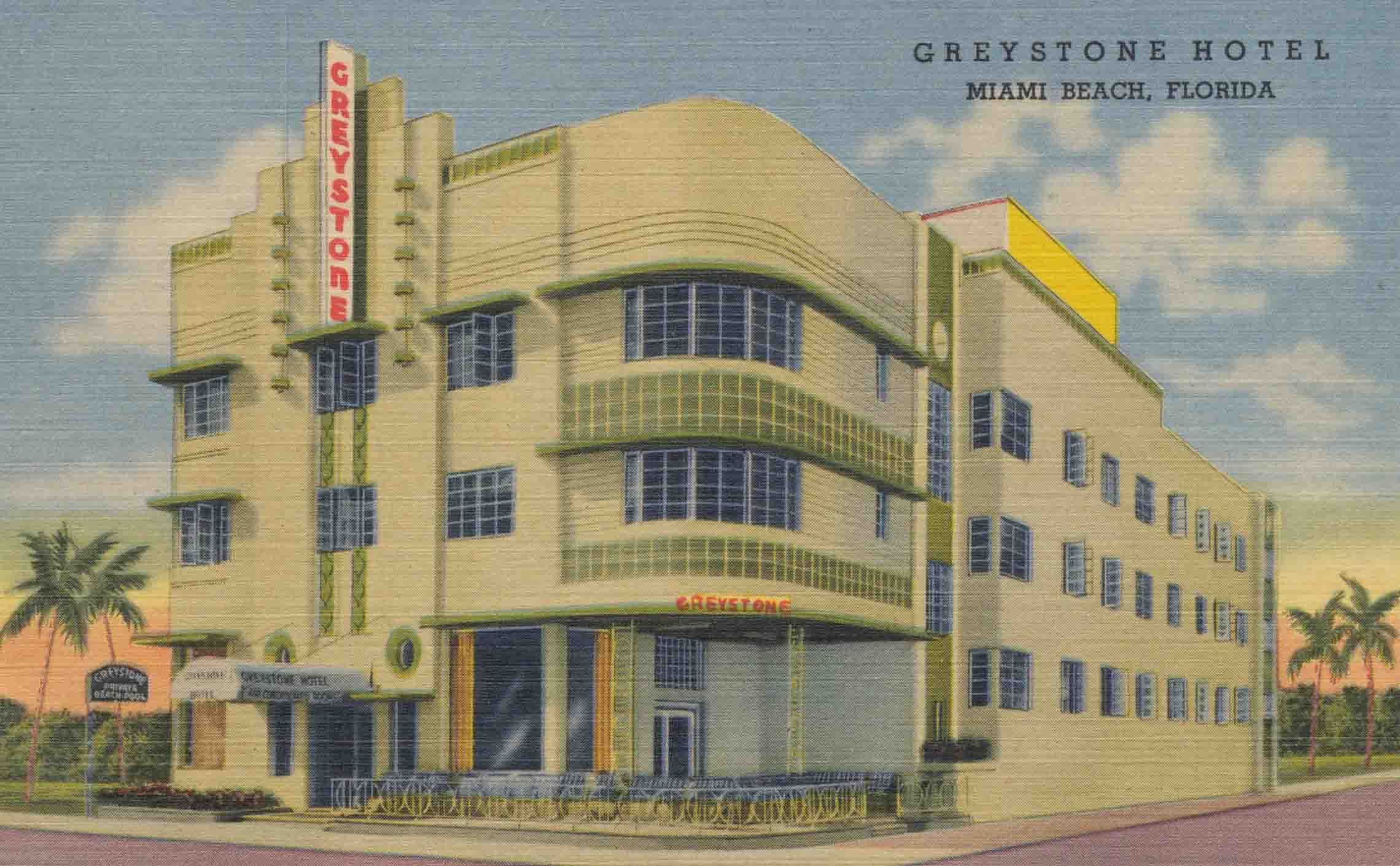 Greystone Hotel Building Vintage Postcard