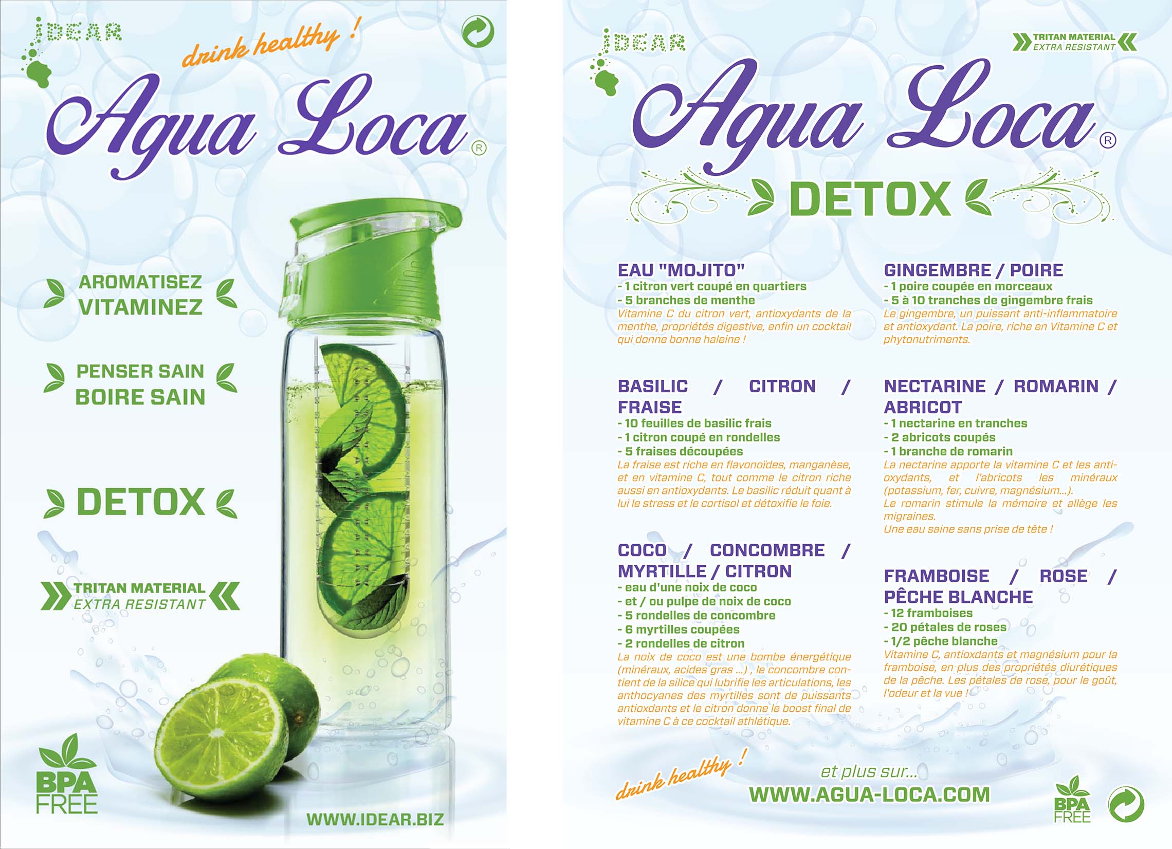 Agua Loca Banner and Instructions