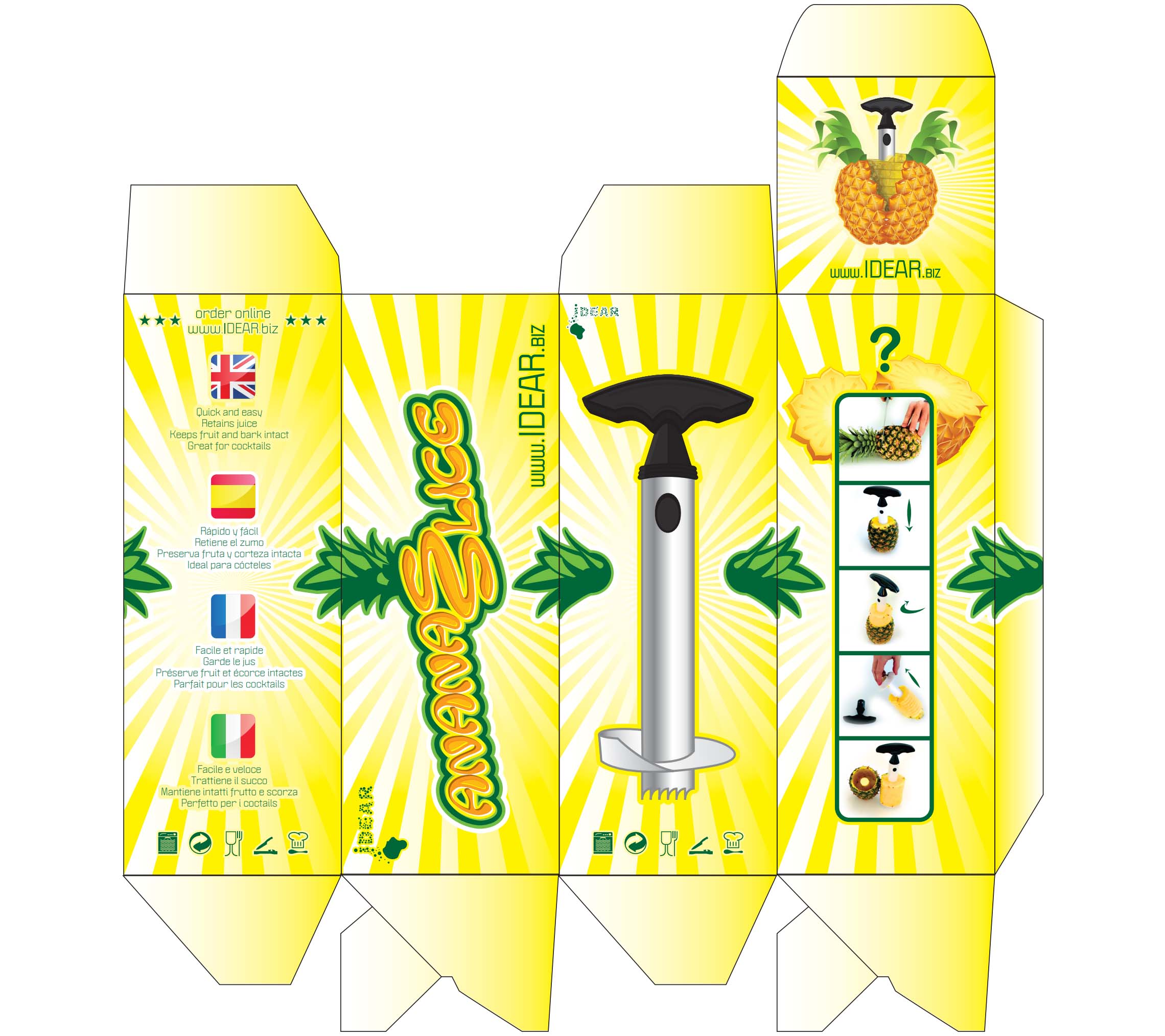 Ananaslice Packaging