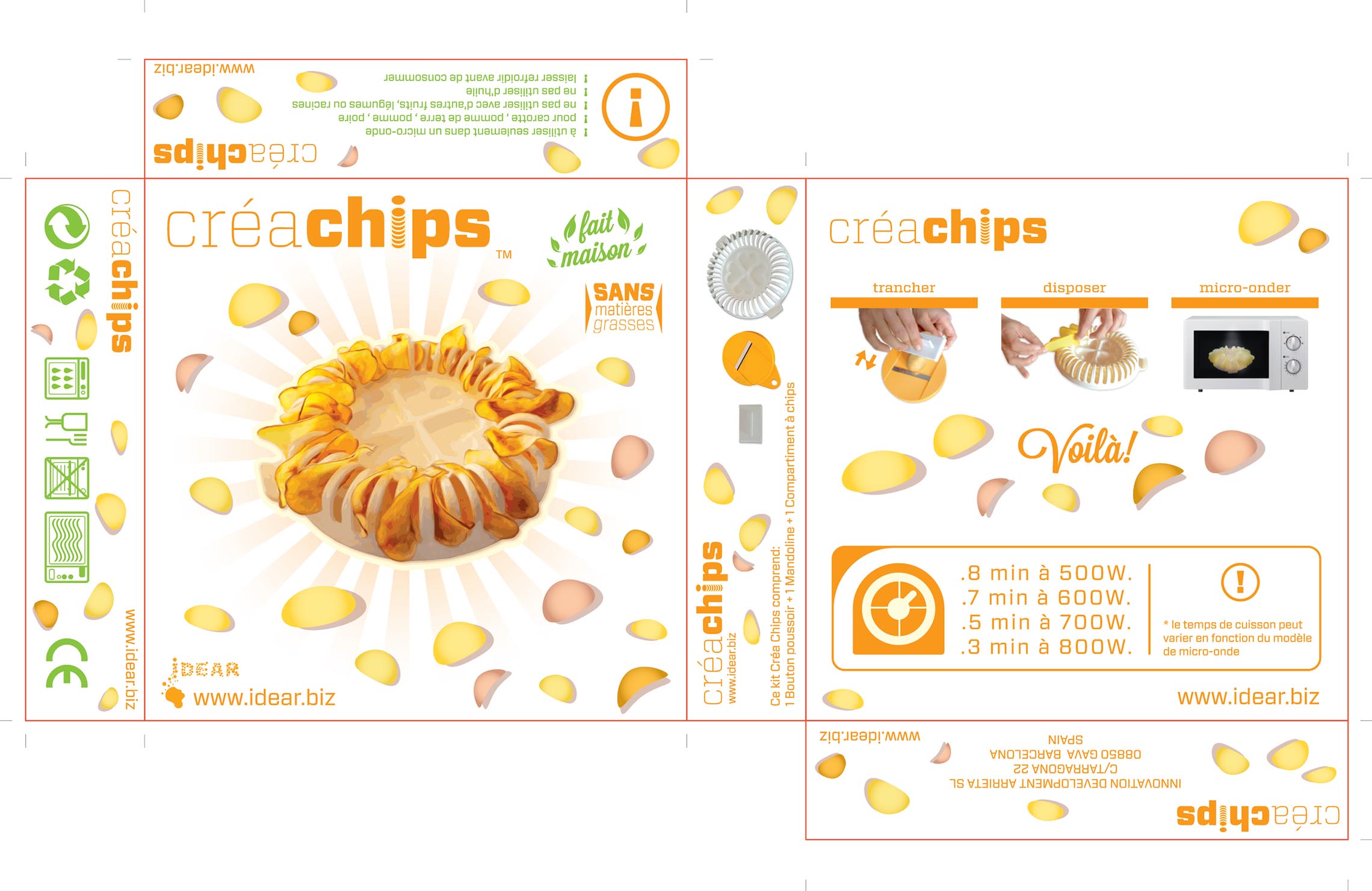 Creachips packaging print file