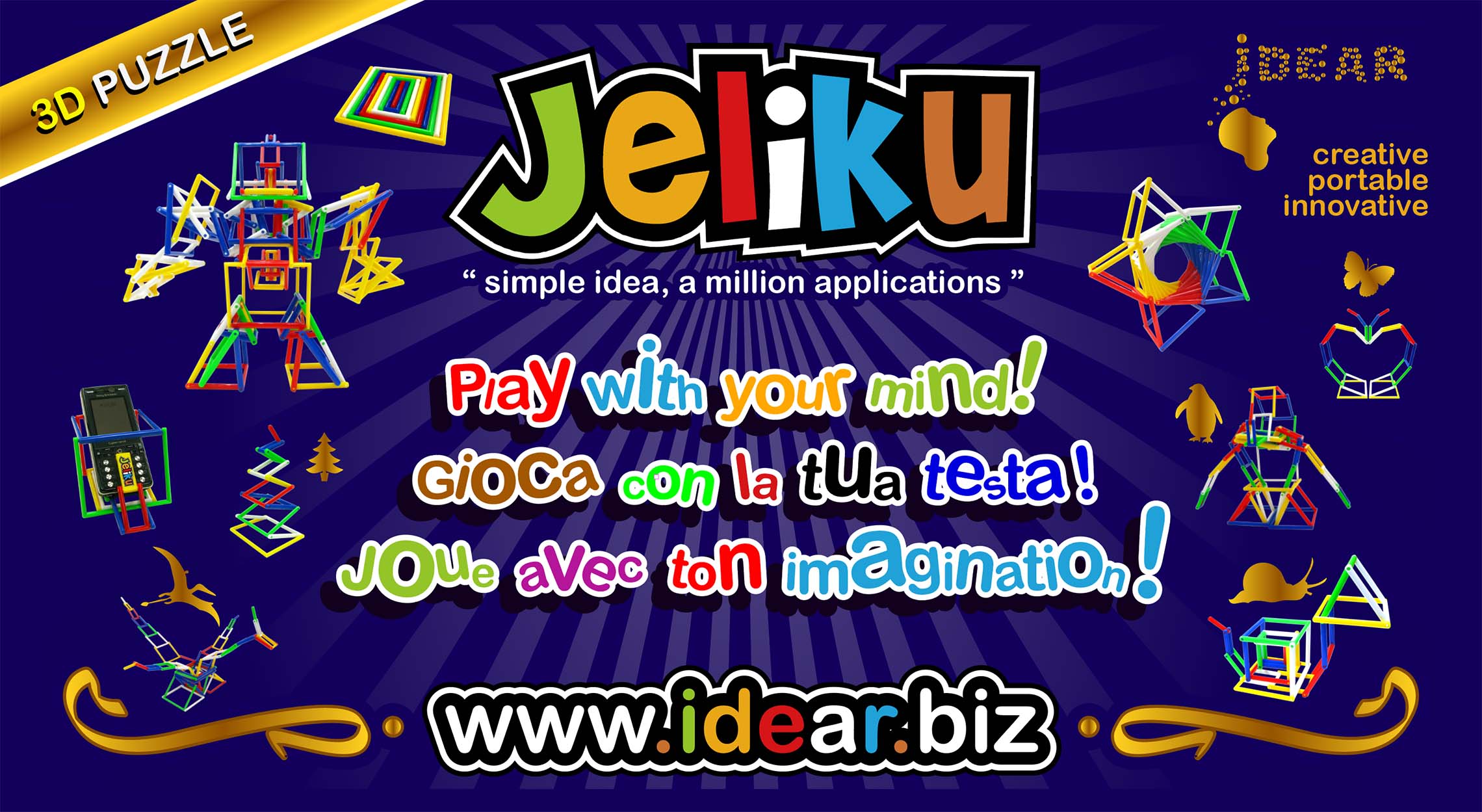 Jeliku Banner Blue