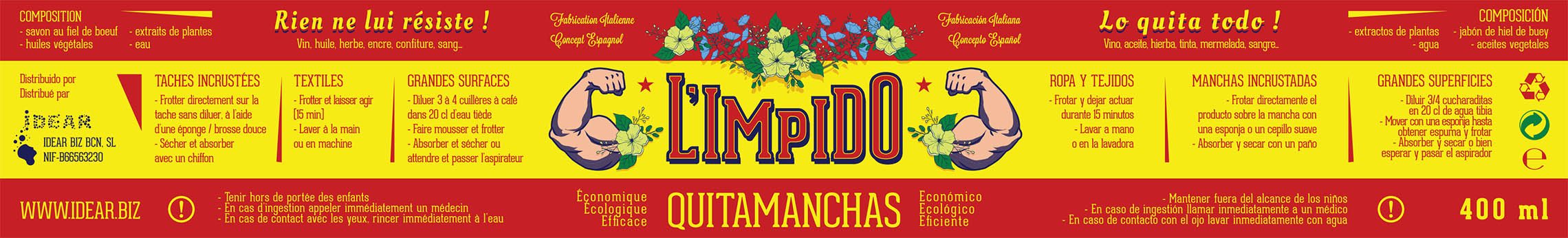 L'Impido Quitamanchas Sticker