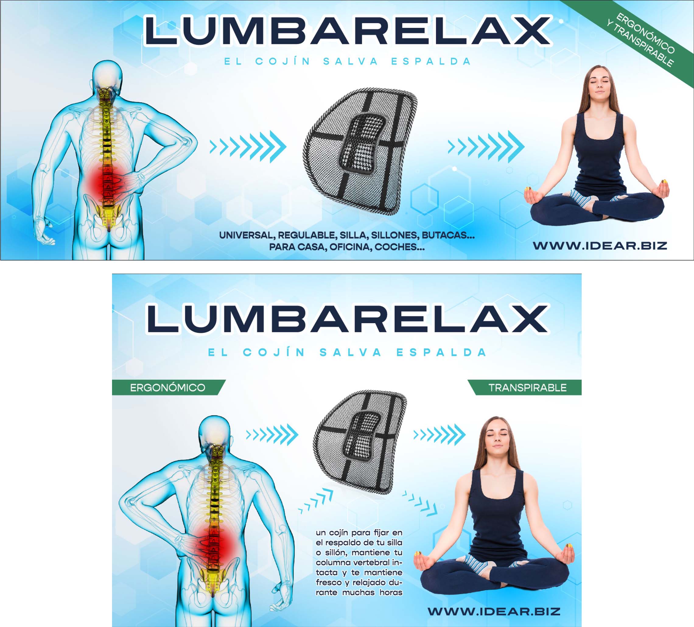 Lumbarelax banners
