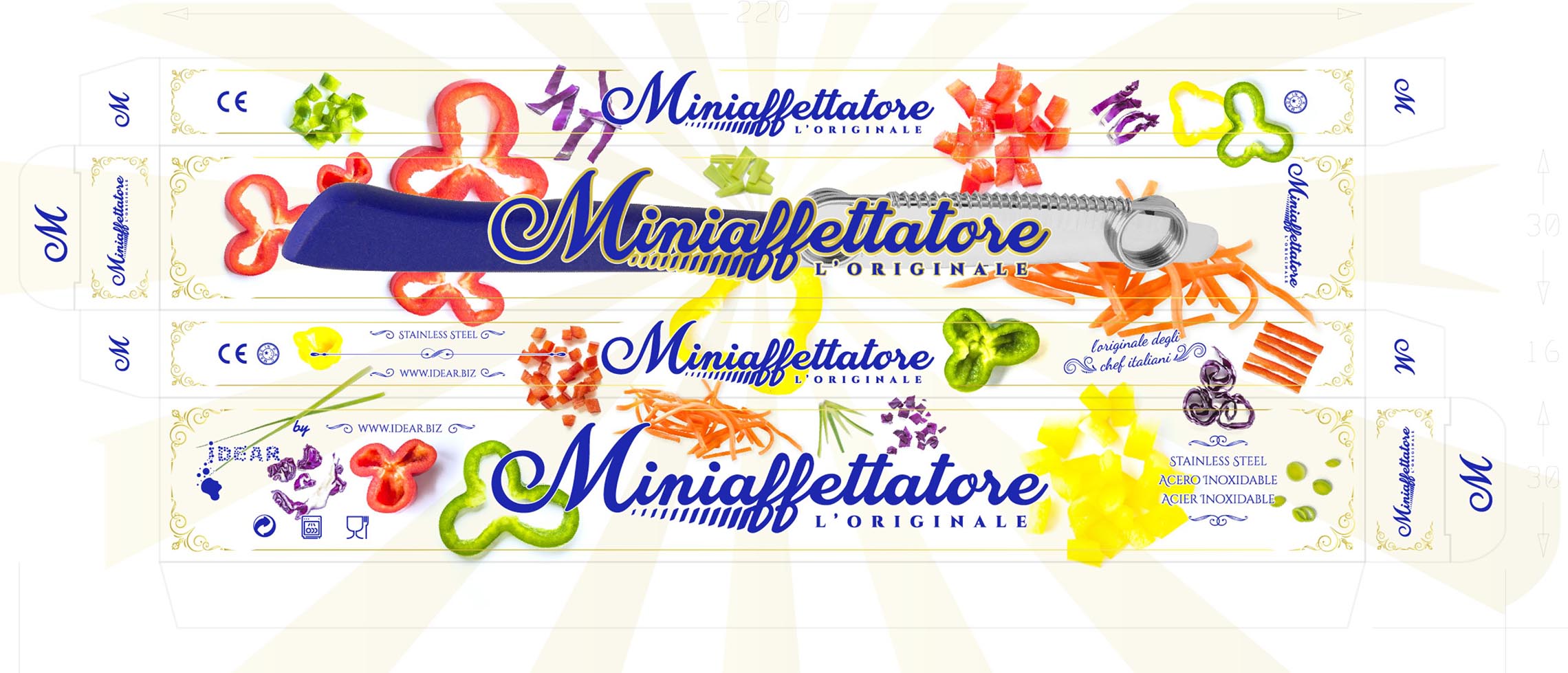 Affetatore packaging print file