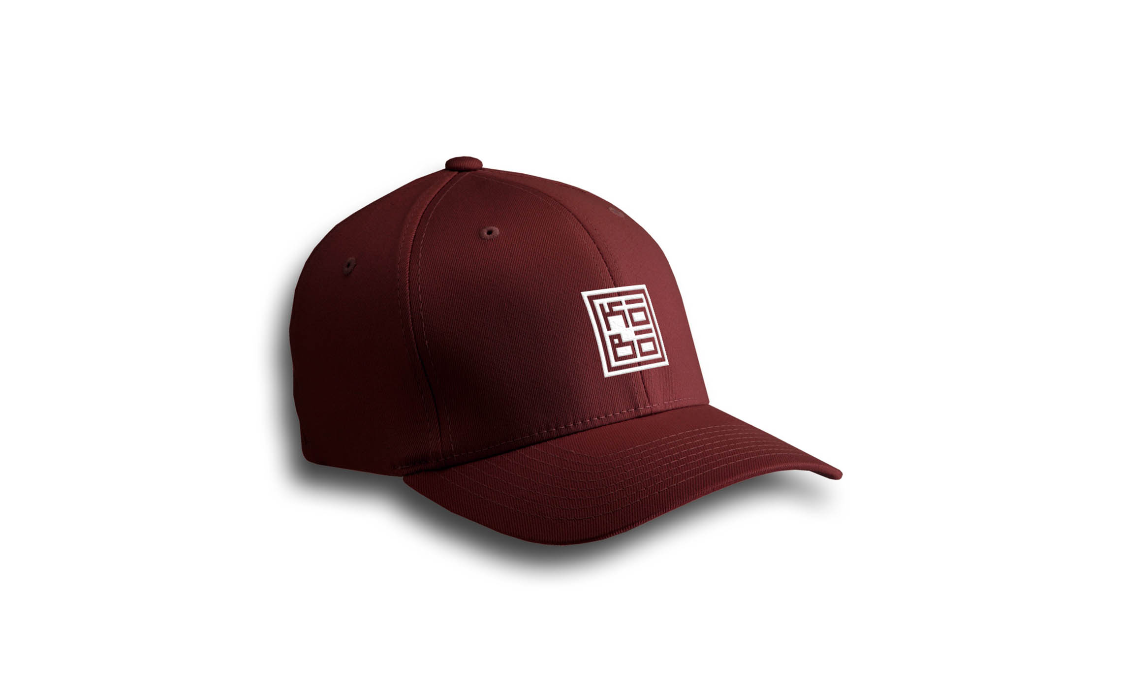 Red Baseball Cap with black Kobo logo embroidered