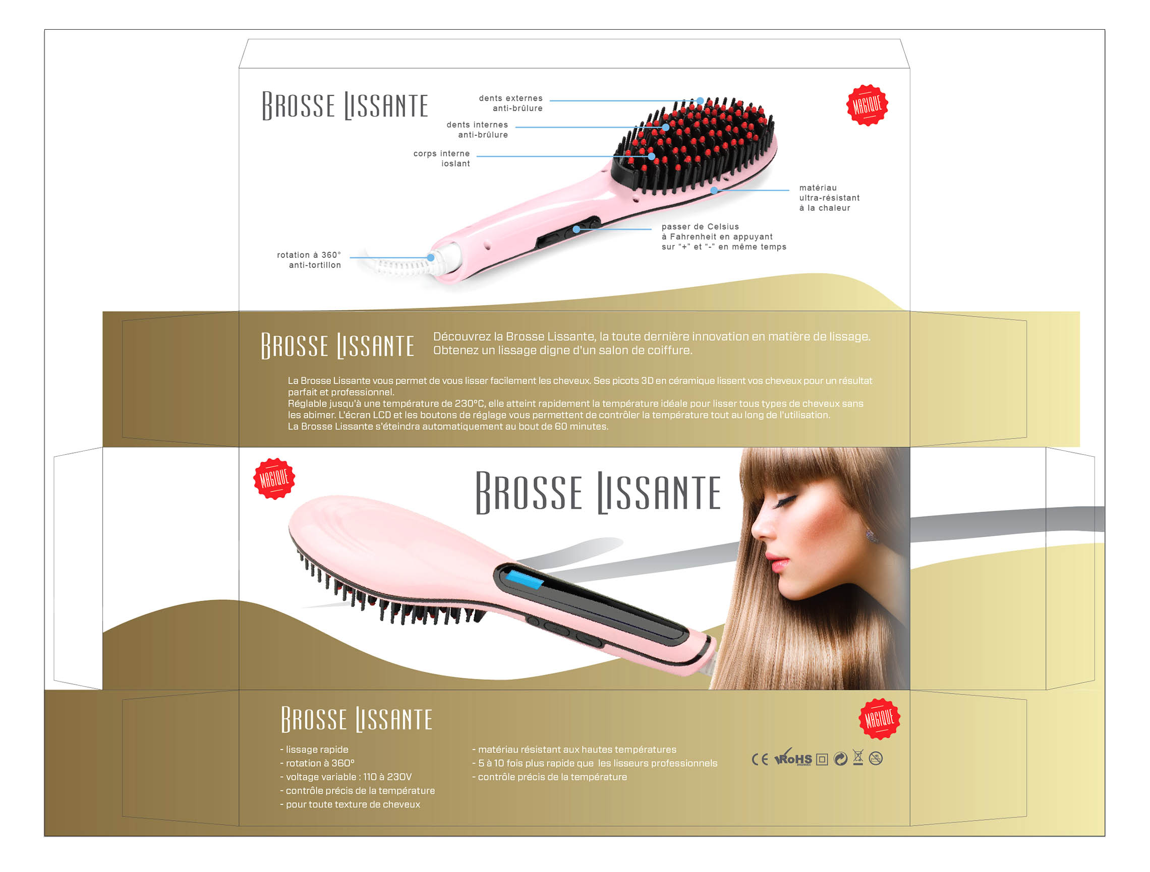 Brosse Lissante Packaging Print File