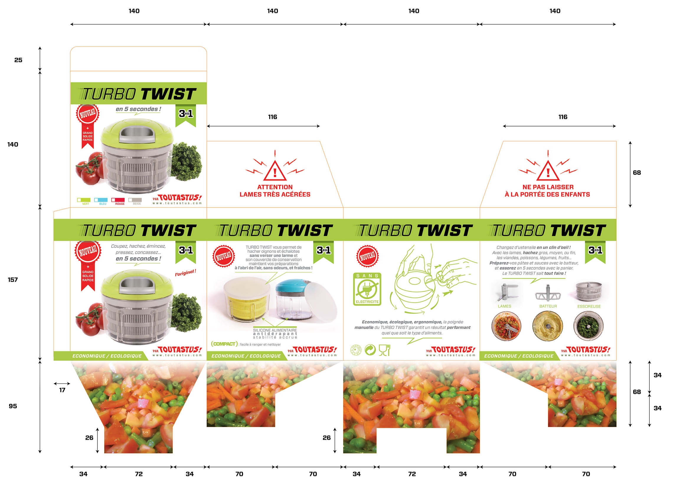 Turbo Twist Packaging Print File